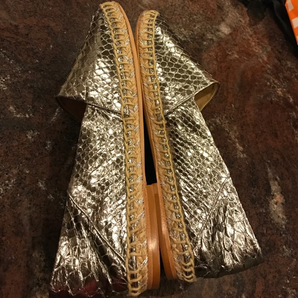 Brand new Alexandre Birman python espadrille